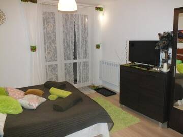 Фото номера Double Room with Private Bathroom - Green Проживание в семье Wypoczynek u Gosi г. Grywałd 8